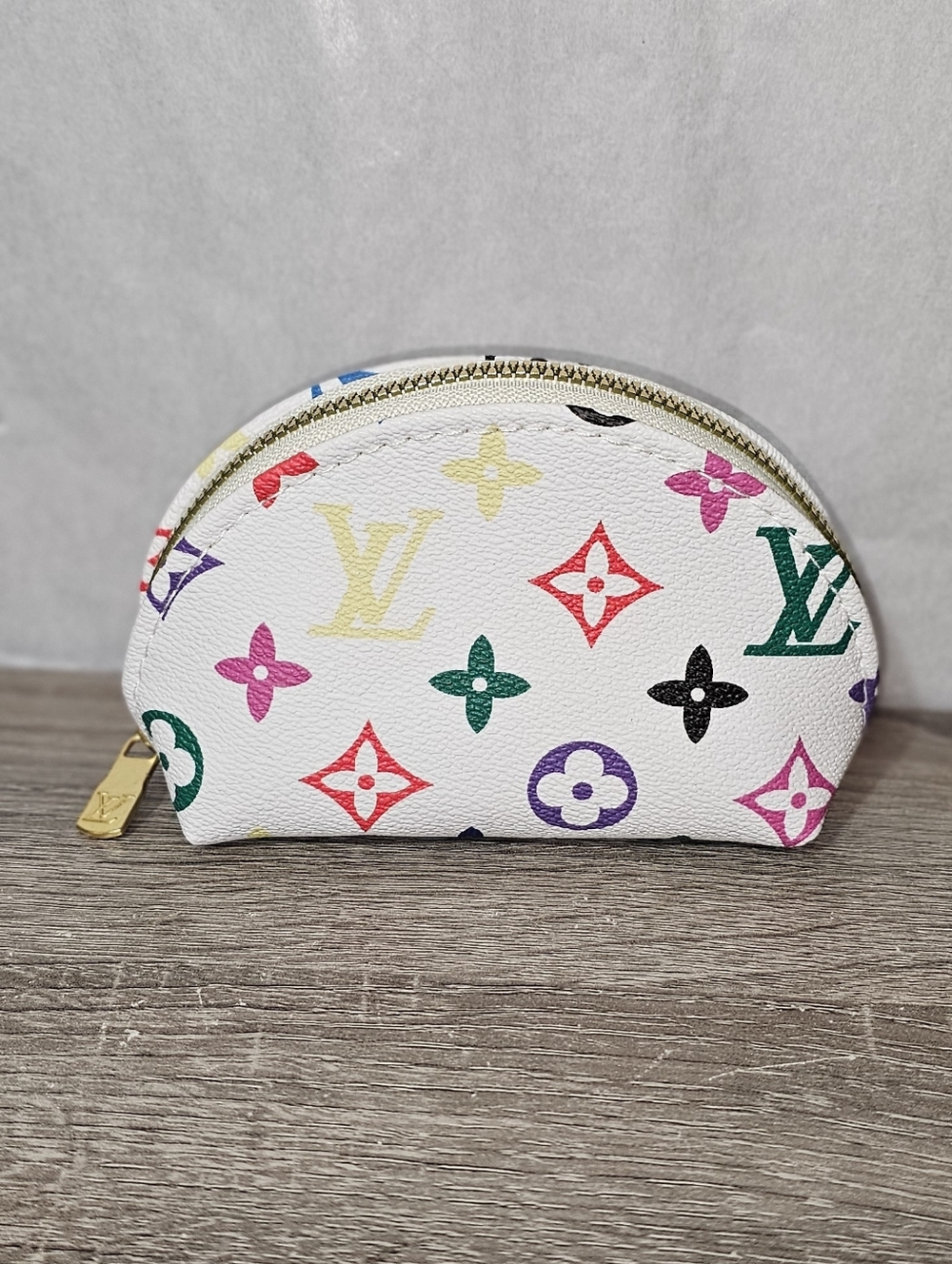 🌼SALE🌼Designer INSPIRED Multicolor Monogram Cosmetic Pouche- NWOT - Picture 6 of 11